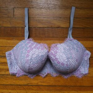 Victoria's Secret VS: Dream Angels Lined Demi Purple Lace 32DD
